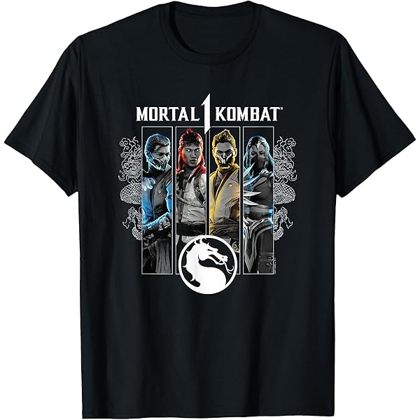 Amazon.com: Mortal Kombat - MK1 Characters T-Shirt